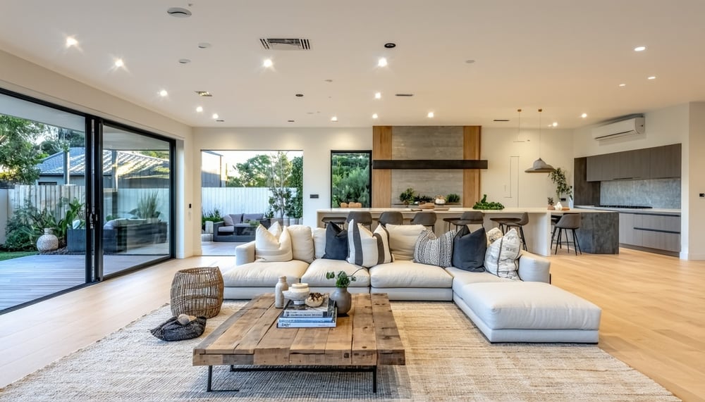 Beautifully staged living room Beautifully staged living room